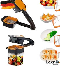 Obstschneide Gemüseschneide Obst- und Zwiebelschneider 7 Teile