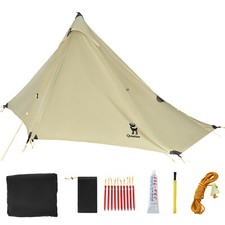 Qunature Trekkingzelt 1-Mann Zelt Ultraleicht Campingzelt Wasserdicht 230*180cm