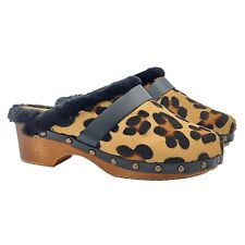 Schwedische Clogs Mit "Leopardeneffekt" Und 4,5 Cm Absatz - GL124 GHEP