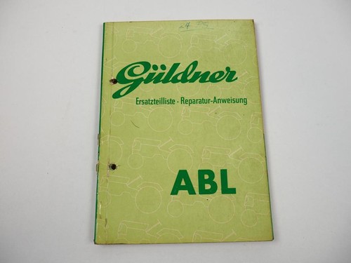 Güldner abl ersatzteilliste - güldner,