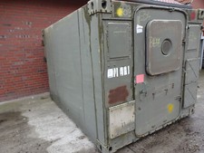 Lagercontainer Motorad Bundeswehr Farben Frost frei