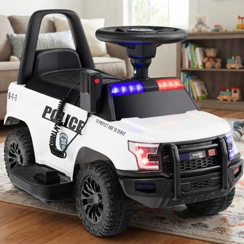 Kinder aufsitz polizeiauto - kinder,