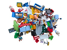 Playmobil & LEGO Duplo Konvolut 1 kg Figuren Tiere Zubehör gemischt Sammlung