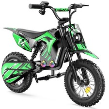 Kinder Crossbike Elektro Kindermotorrad Motocrossbike 5+Jahre mit Bluetooth Grün