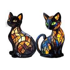 Tier-Tischlampe, LED-Katze