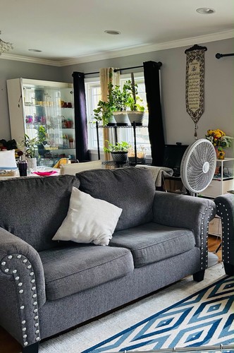 Comfy grey sofa - comfy,
