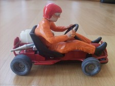 Carrera 124 Go-Cart mit orangenem Fahrer Art.-Nr. 40685 SEHR GUT !