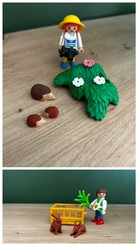 2er set playmobil - playmobil, igelfamilie