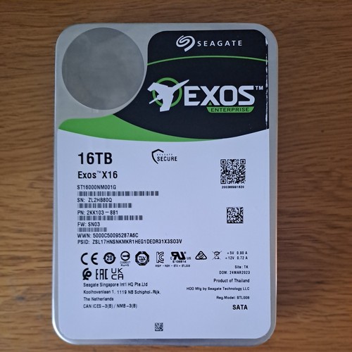 Defekte seagate exos x16 - defekte,