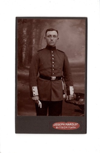 Cdv foto soldatenportrait - cdv, /