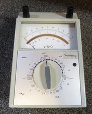 Messgerät Simens Multizet S Analog Tester Elektronik Elektrik Prüfen