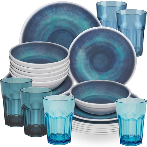 Melamin geschirr set - melamin, 6