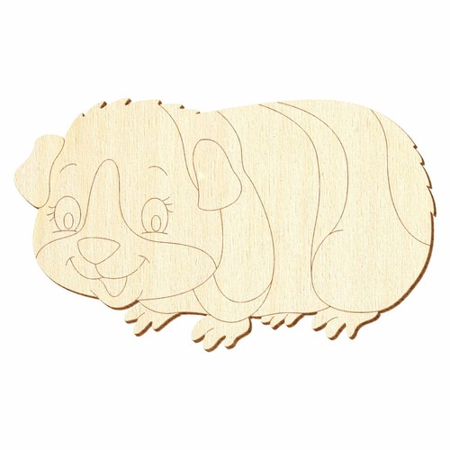 Holz meerschweinchen deko - v2,