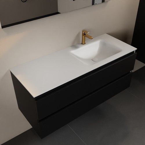 Corian waschtisch set - corian, weiß