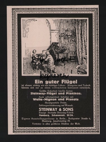 Hamburg werbung 1925 - werbung,