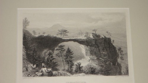 Original stahlstich böhmische - stahlstich,
