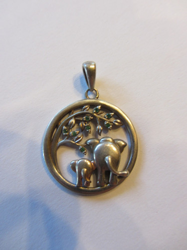 Anhänger elefanten 925 - elefanten, silber