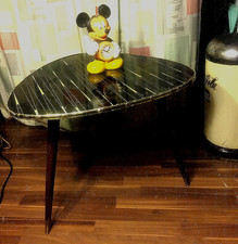 1960er 3 Bein Nierentisch