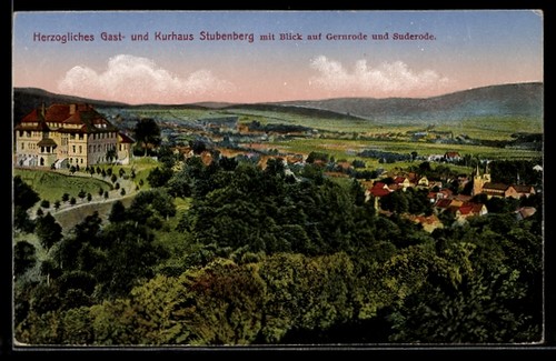 Gernrode herzogliches - ak, gernrode,