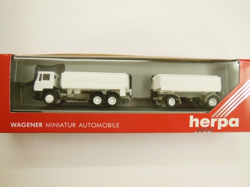 Herpa man tanklastzug weiß - herpa,