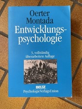 Entwicklungspsychologie Lehrbuch  Oerter/Montada 3. Auflage