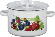 Emaille Kochtopf Topf 3 Liter