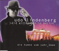 UDO LINDENBERG  Seid Willkommen In Berlin - 2 Track CD