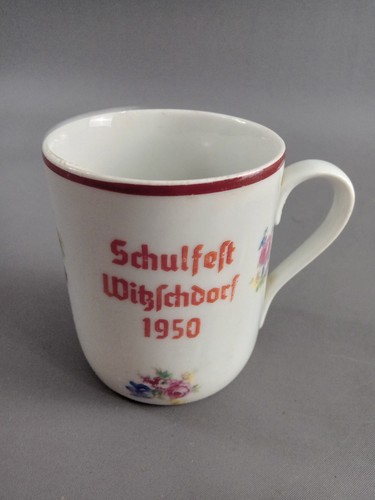 Alte porzellan tasse - porzellan,