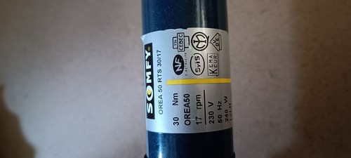 Somfy orea rts rohrmotor - orea, 30/17