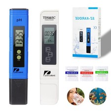 Digital Tester PH+TDS EC Wassertest Meter Messgerät Leitwertmessgerät für Pool