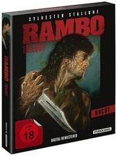 Blu-ray Box/ Rambo Trilogy - uncut - Teil 1+2+3 - FSK 18 !! Wie Nagelneu !!