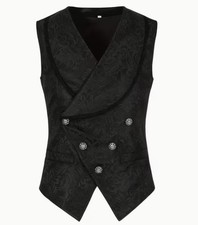 Schwarze Weste V-Förmige