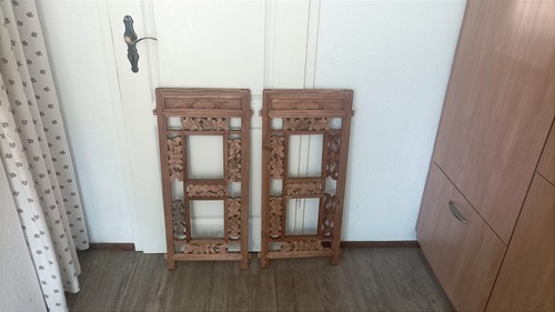 Zwei alte fensterläden - zwei, natur