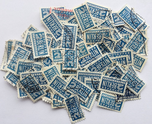 100 stück briefmarken - 100,