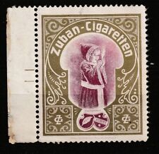 ZUBAN Cigaretten - Reklamemarke