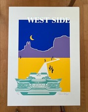 siebdruck? kunst 50 x 70 signiert Arizona poster Pop Art 1993  13/50