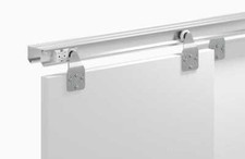 W40 Schiebetürsystem für Schranktüren / Nischen. Laufschiene 200 cm