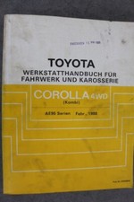 Toyota Corolla 4WD Kombi "Feb. 1988" Werkstatthandbuch Fahrwerk und Karosserie