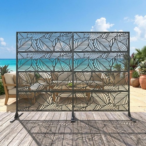 Metall sichtschutz 117x180cm - metall,