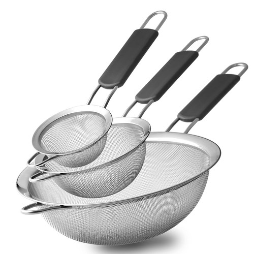 Edelstahl küchensieb set - edelstahl,