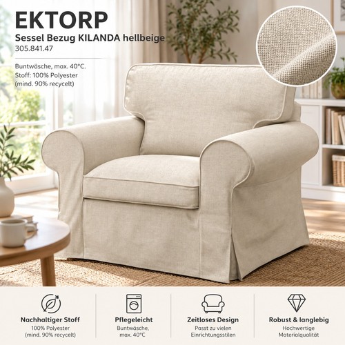 Ikea ektorp bezug für sessel - für,