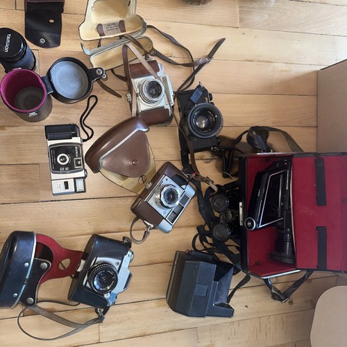 Vintage kameras und zubehör - vintage,