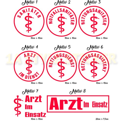 Arzt dienst aufkleber - arzt,
