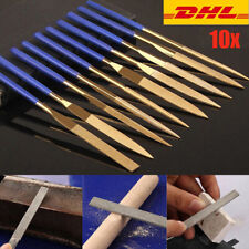10x Diamant Feilen Set Satz Schlüsselfeile Nadelfeile Raspel Diamantfeile Metall