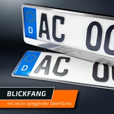 2 Kennzeichenhalter | SILBER |