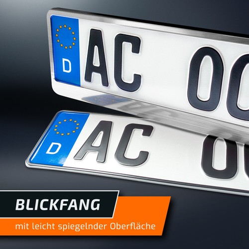 Kennzeichenhalter silber - |,