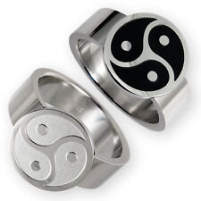 Finger-Ring Edelstahl