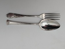 Antike Gabel und Löffel