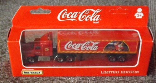 Truck coca cola matchbox - coca-cola,
