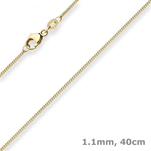 1mm panzerkette goldkette - 1,1mm,